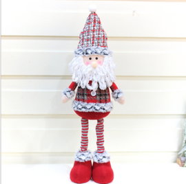 figurka bożonarodzeniowa z teleskopowymi nogami MIKOŁAJ 55x20 cm NT1734