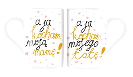kubek komplet a ja kocham ..Mama/Tata Q 960
