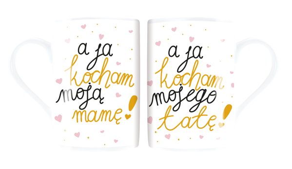 kubek komplet a ja kocham ..Mama/Tata Q 960