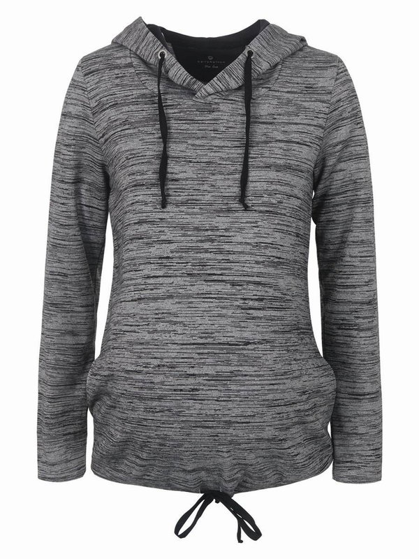 Damska bluza ciążowa z kapturem nierozpinana szara Bellybutton Maternity