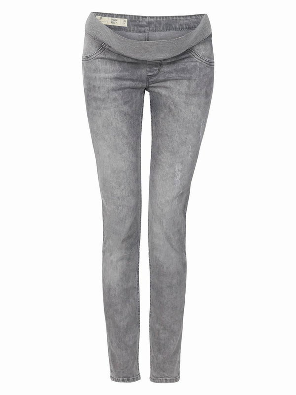 Damskie spodnie jeansowe ciążowe szare Bellybutton Maternity
