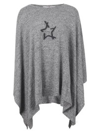 Damskie ponczo ciążowe szare Bellybutton Maternity