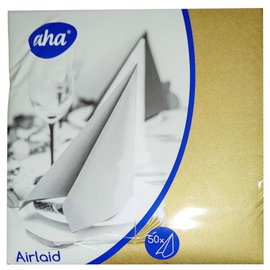 Serwetka Airlaid 40x40 flizelina złota 50szt