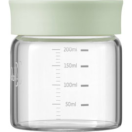 BUYDEEM Szklane słoiczki 200ml z nakrętką w kolorze Cozy Greenish, model