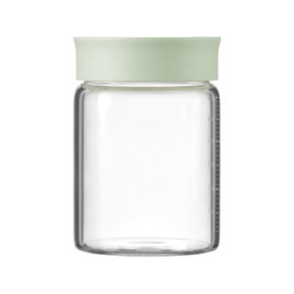 BUYDEEM Szklane słoiczki 500ml z nakrętką w kolorze Cozy Greenish, model CS1013