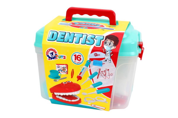 ZESTAW LEKARSKI DOKTOR DENTYSTA STOMATOLOG ZABAWA W DENTYSTĘ Technok 7365