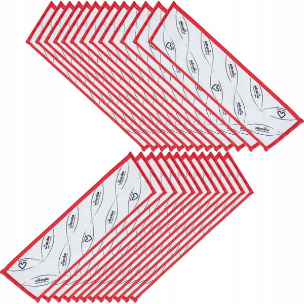 Wkład Mop Kieszeniowy r-MicroOne Premium CombiSpeed Pro Czerwony - 25 szt.
