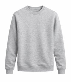 Bluza bez kaptura ESSEX grey melange r. XXL