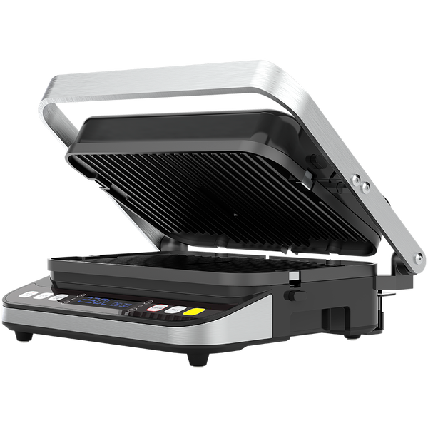 AENO EG1 Grill elektryczny 2000W 3 tryby Timer 320x220 Czarny