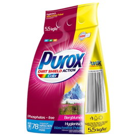 Proszek do prania Purox kolor 5,5kg worek Clovin