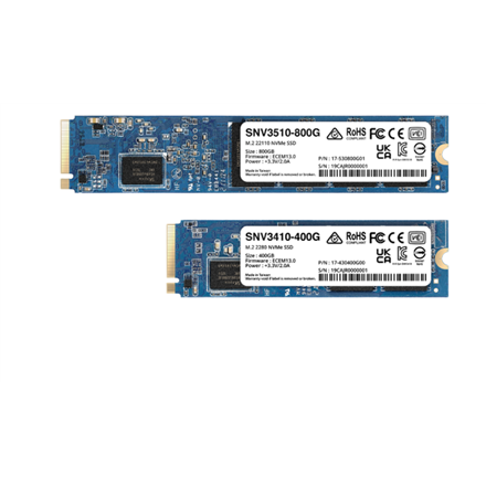 Dysk SSD Synology Plus Series 400GB M.2 (22x80) NVMe PCIe 3.0x4 SAT5210-480G