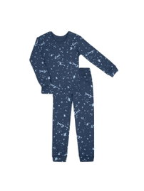 Dziecięcy komplet piżamowy długi granatowy Nicol