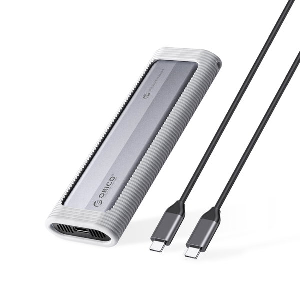 Kieszeń obudowa na dysk AXM2S-G2 M.2 NVME / NGFF USB-C 10Gb/s - szara