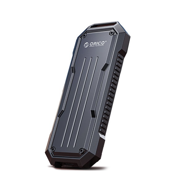 Wzmocniona kieszeń dyskowa taktyczna OXS2C3-G2 M.2 NVMe / SATA SSD USB-C - szara