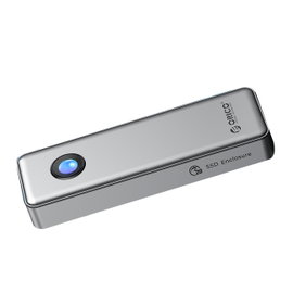 Kieszeń obudowa na dysk OUM2-G20 M.2 NVME USB-C 20Gb/s - srebrna