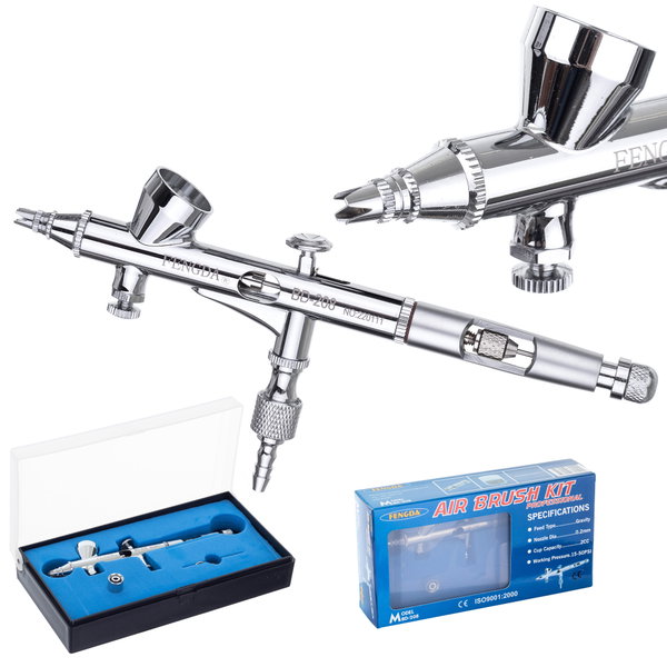 Precyzyjny Aerograf FENGDA Double Action BD-208 0,2mm 3 regulacje