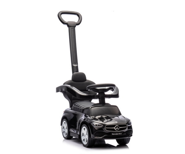 MILLY MALLY 6111 Pojazd z rączką Mercedes C-Class Deluxe Black