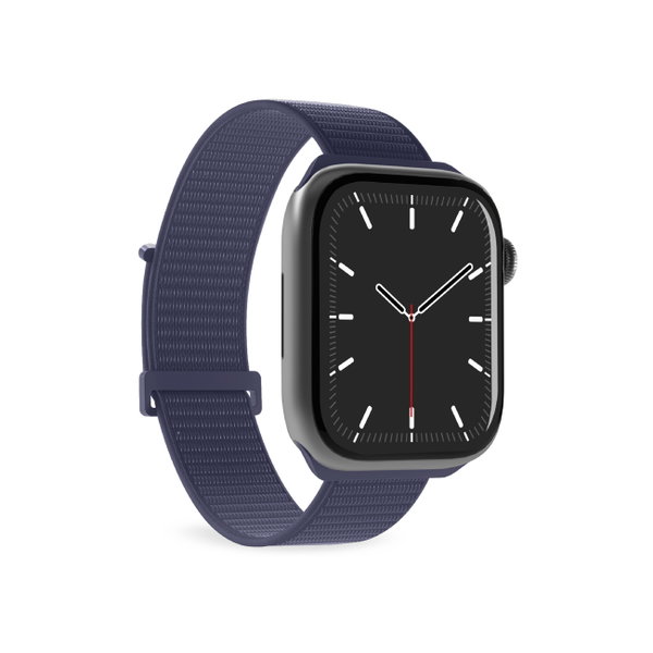 Pasek nylonowy na Apple Watch 44/45/46/49mm Sport - granatowy