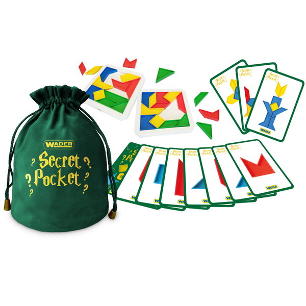 Play & Fun Secret Pocket Tangram Pop Art gra sensoryczna