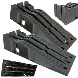 Szerokie Najazdy Samochodowe Rampy 2 szt. Wytrzymałość 8T Wysokość 220mm