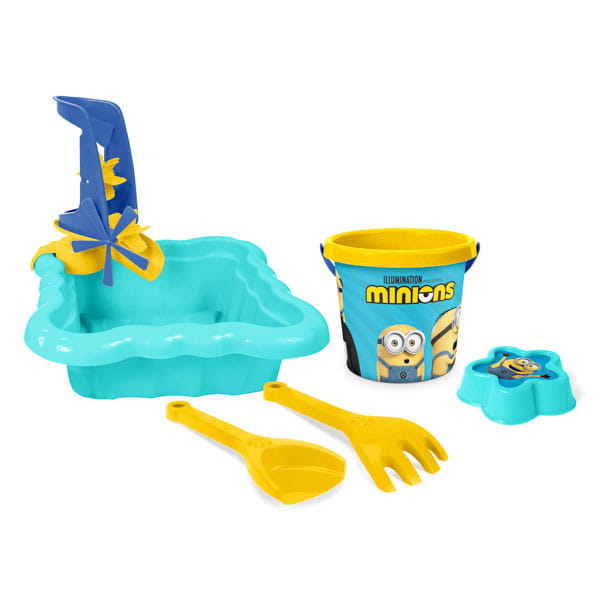 Minions piaskownica z kompletem do piasku