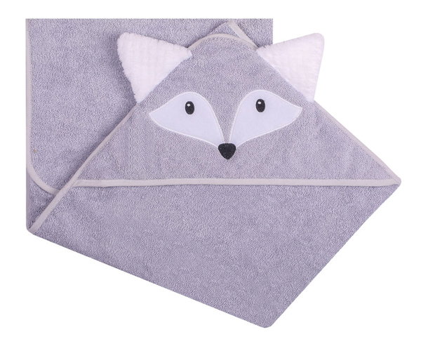 DUET BABY 324 Okrycie kąpielowe ANIMALS frotte 80x80