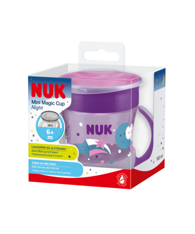 NUK 751352 Kubek świecący w ciemności EVOLUTION MINI MAGIC CUP NIGHT
