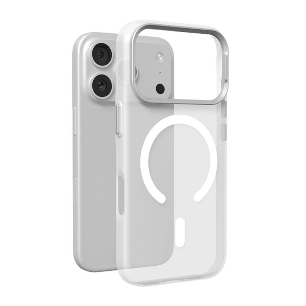 Etui pokrowiec na iPhone 17 Pro Lightfeel MagSafe - przezroczysto białe