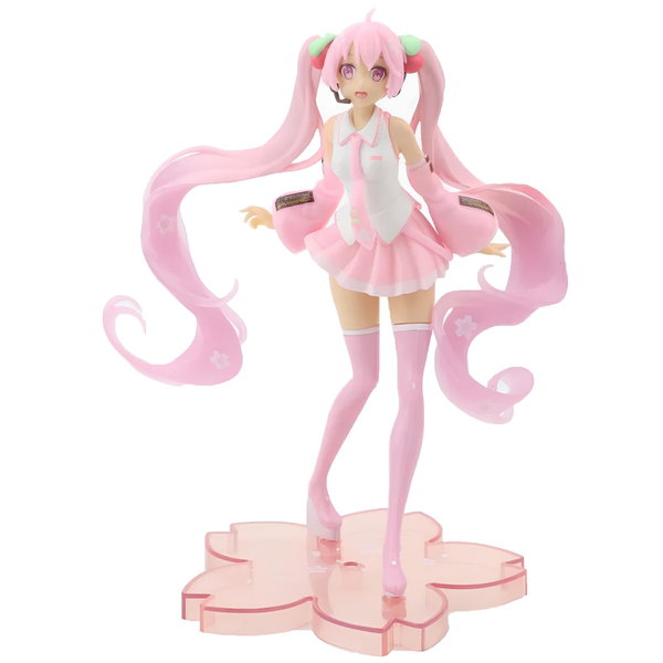 Figurka anime Miku Hatsune Sakura 15 cm kolekcjonerska figurka japońskiej idolki