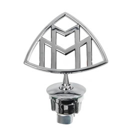 Emblemat Maybach na maskę samochodu znaczek ozdobny celownik srebrny