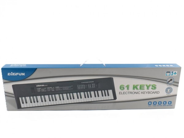 Keyboard muzyczny B/O z mikrofonem 61klawiszy 6264