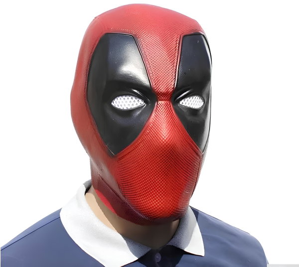 Maska na twarz Deadpool przebieranie cosplay elastyczna maska z materiału do