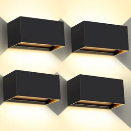Lampa Kingwen 4 x LED 20W, regulowany kąt, ciepła biała 3000K, IP65