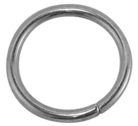 Kółko Metalowe 16mm 100szt. O-Ring Srebrne