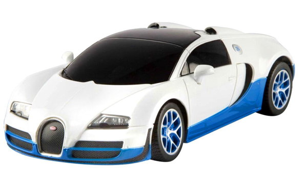 Bugatti Veyron Grand Sport R/C skala 1:24 Rastar 47000 samochód sterowany biały