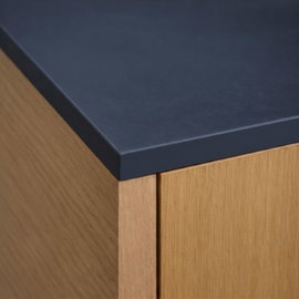 Blat kuchenny HPL 81x60cm Black Mat (0190AF) wodoodporny 12mm