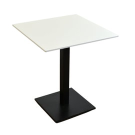 Stolik na balkon i ogród wodoodporny HPL 12mm 65x65cm Snow White