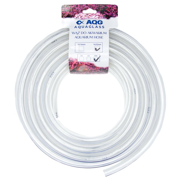 AQG CLEAR TUBE WĄŻ 16/22MM 10M