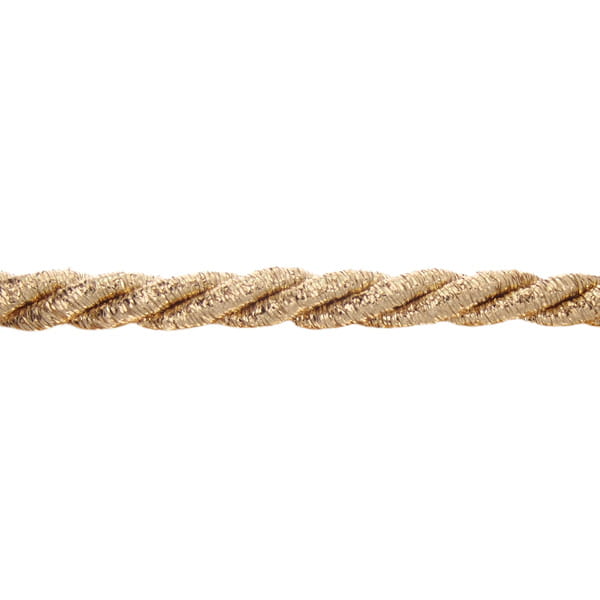 Sznur metalizowany Fi - 9 / F 20mb ZŁOTY