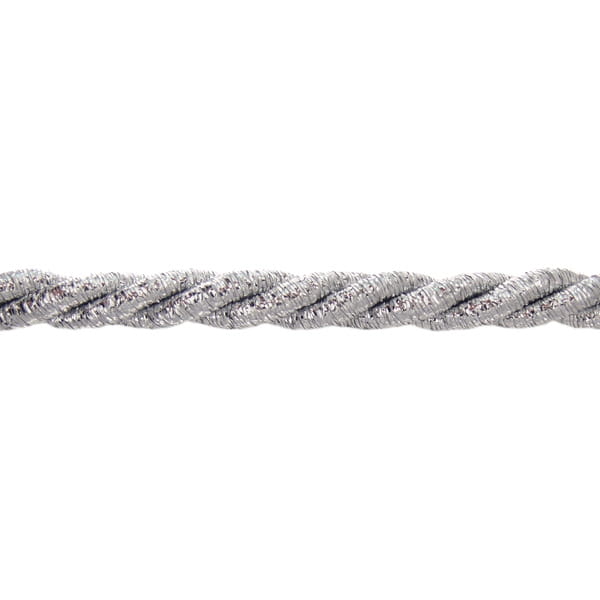 Sznur metalizowany Fi - 9 / F 20mb SREBRNY