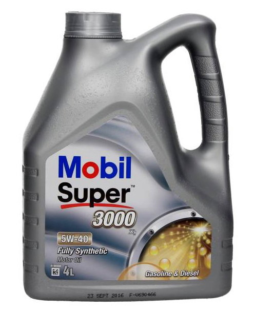 MOBIL OLEJ SUPER 5W40 4L 3000X1 SN / A3/B4 / 502.00 505.00 / 229.3 / A40 / B71