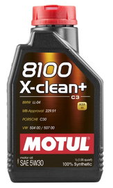 MOTUL OLEJ 5W30 1L 8100 X-CLEAN+ / C3 / 504.00 507.00 / 229.51 / LL04 / C30