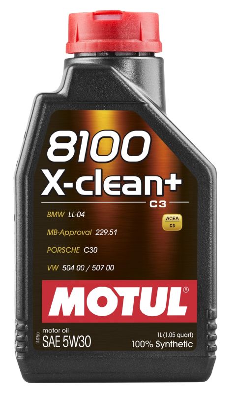 MOTUL OLEJ 5W30 1L 8100 X-CLEAN+ / C3 / 504.00 507.00 / 229.51 / LL04 / C30