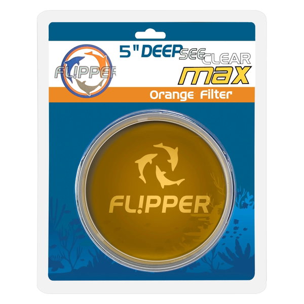 FLIPPER DEEPSEE ORANGE LENS FILTER MAX CLEAR