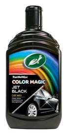 TURTLE WAX WOSK KOLORYZUJĄCY CZARNY 500ML COLOR MAGIC JET BLACK WAX EMULSJA