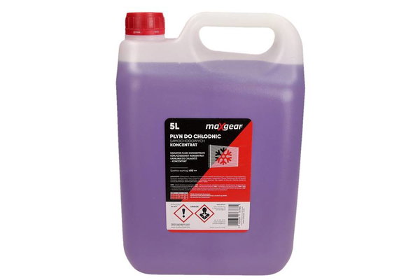 MAXGEAR PŁYN DO CHŁODNIC 5L -35C (FIOLETOWY) G12+ NA DODATKACH BASF