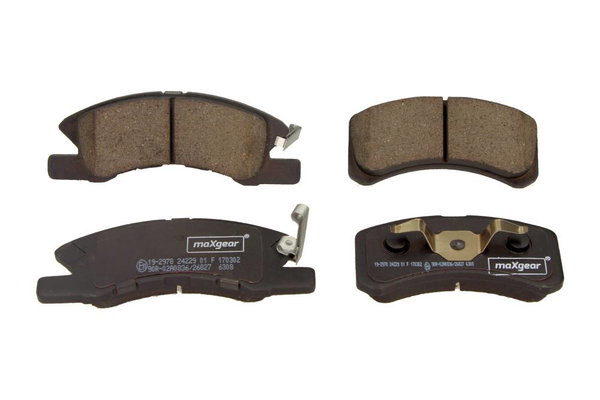 MAXGEAR KLOCKI HAMULCOWE DAIHATSU PRZÓD CHARADE/CUORE/TREVIS 1,0 03-