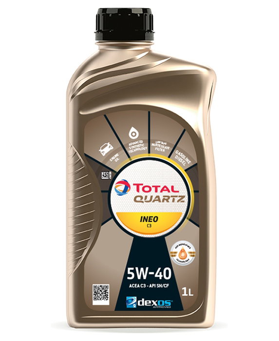 TOTAL OLEJ QUARTZ 5W40 1L INEO C3 / SN/CF / 229.51 / 502.00 505.01 / DEXOS2