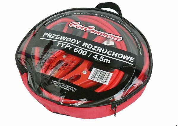 CAR COMMERCE KABLE ROZRUCHOWE 600A - 4,5M