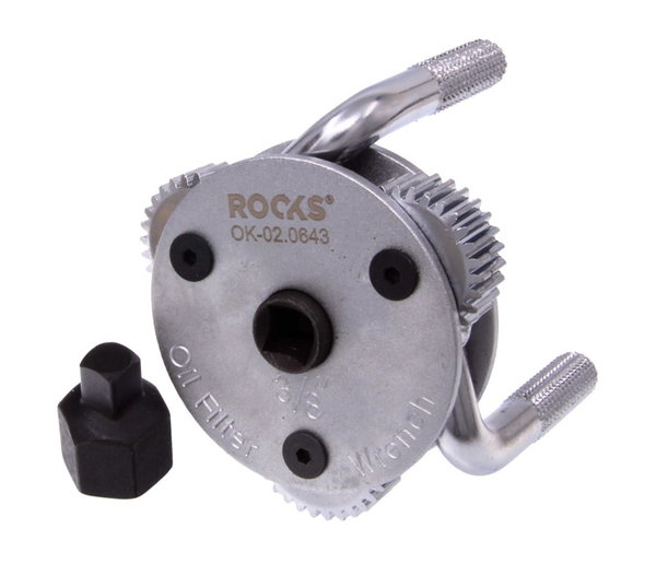 ROOKS KLUCZ TRÓJRAMIENNY DO FILTRÓW OLEJU 70-130, 3/8" 1/2"